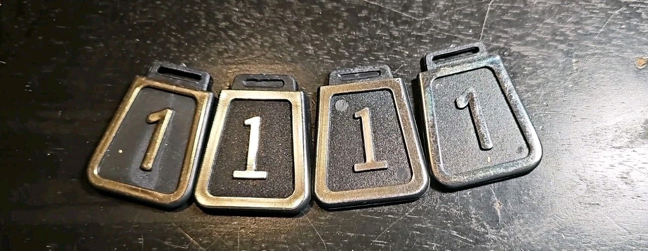 Golf Headcover Tag 1 Tag Replacement Tag Lot Of 4