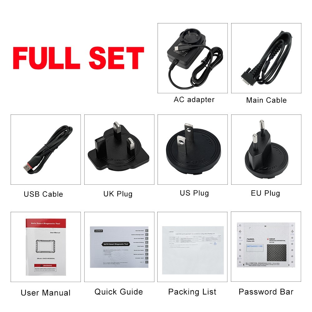 Launch X431 Pro Elite PRO5 Bidirectional OBD2 Scan Tool Key Programmer 37+ reset