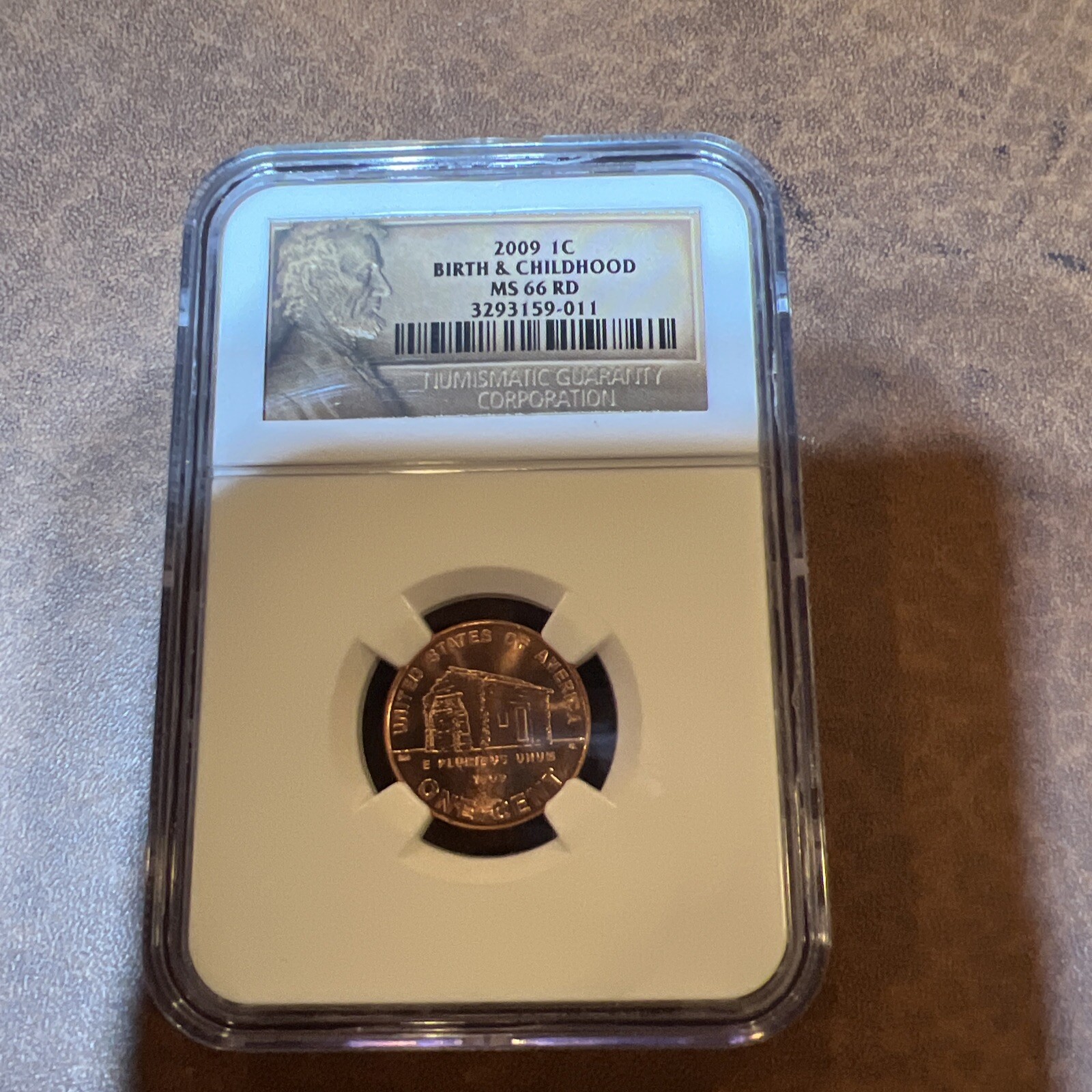 2009 Lincoln Birth & Childhood NGC MS 66 RD
