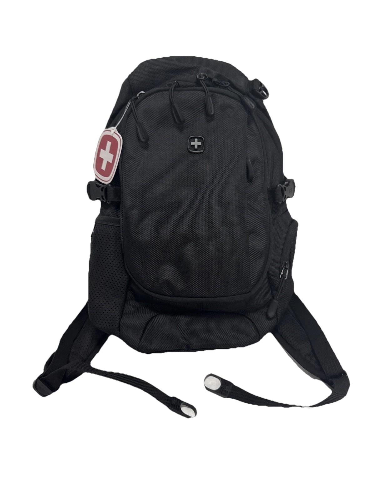 SwissGear 3598 Backpack Narrow Daypack, Black Ballistic, 18-Inch