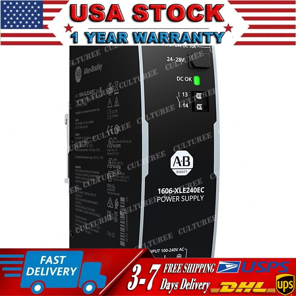NEW Allen-Bradley 1606-XLE240E Factory Sealed DC Power Supply 1606XLE240E
