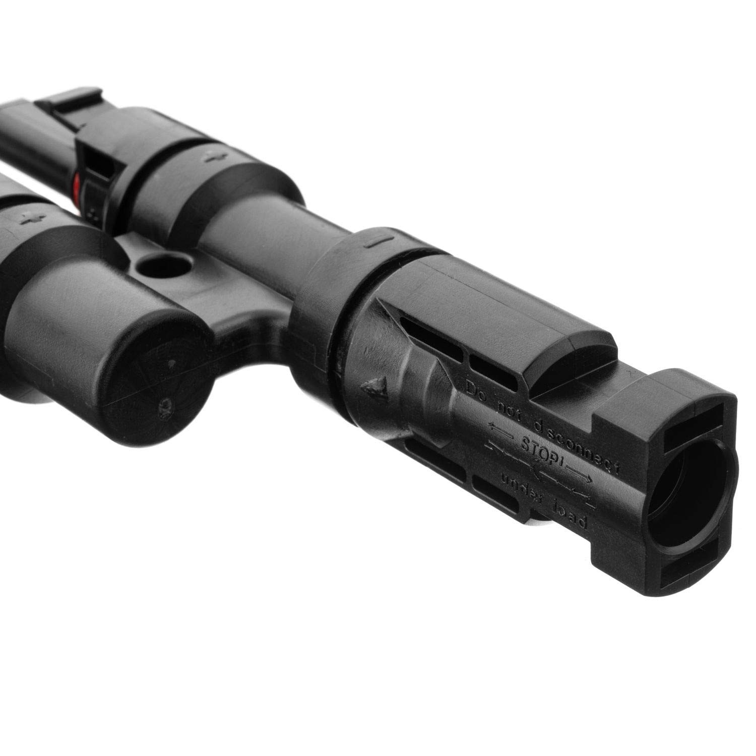 T Branch 2 to 1 Connector Parallel Solar Panel Cable Connectors MFF + MMF