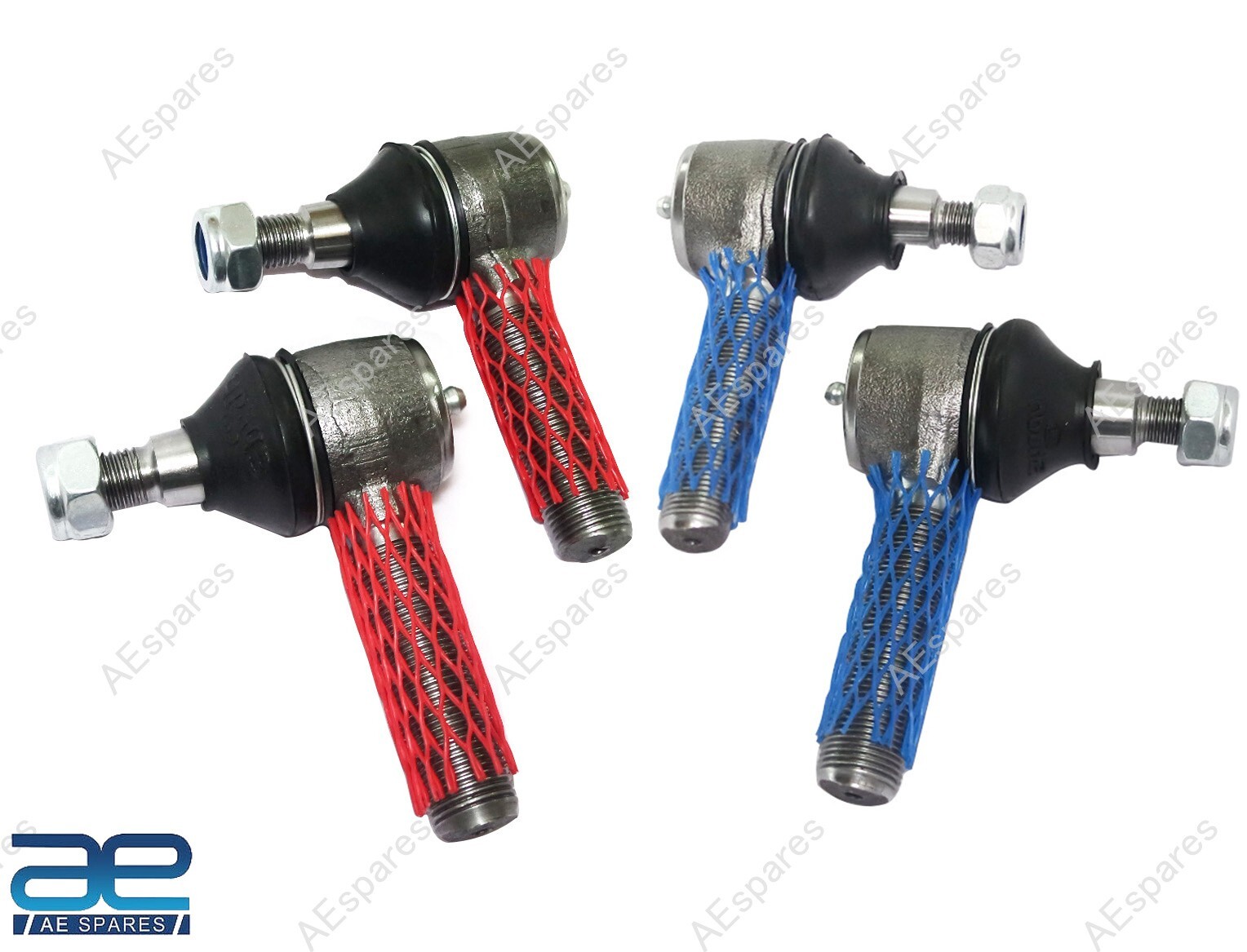 Front & Rear Track Tie Rod End Set Massey Ferguson 35 135