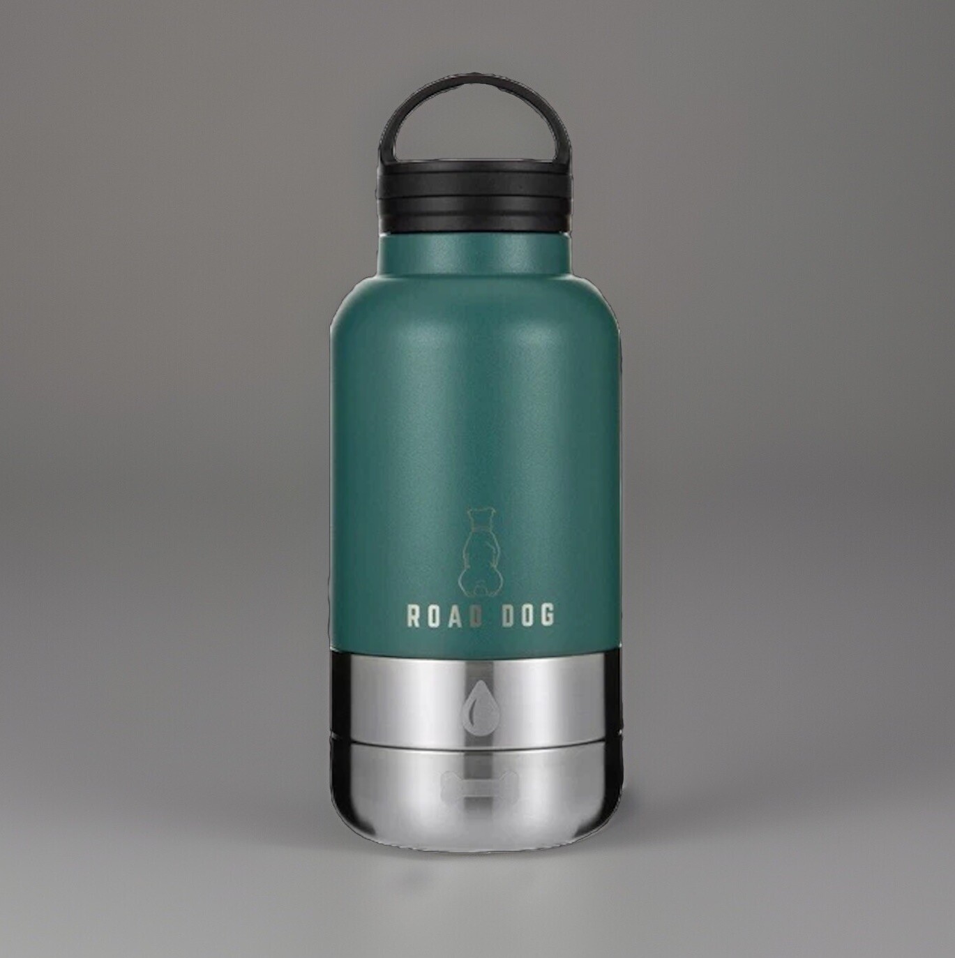 New Portable Dog Water Bottle Stainless Steel Dog Water Bottle Food & Water Bowl