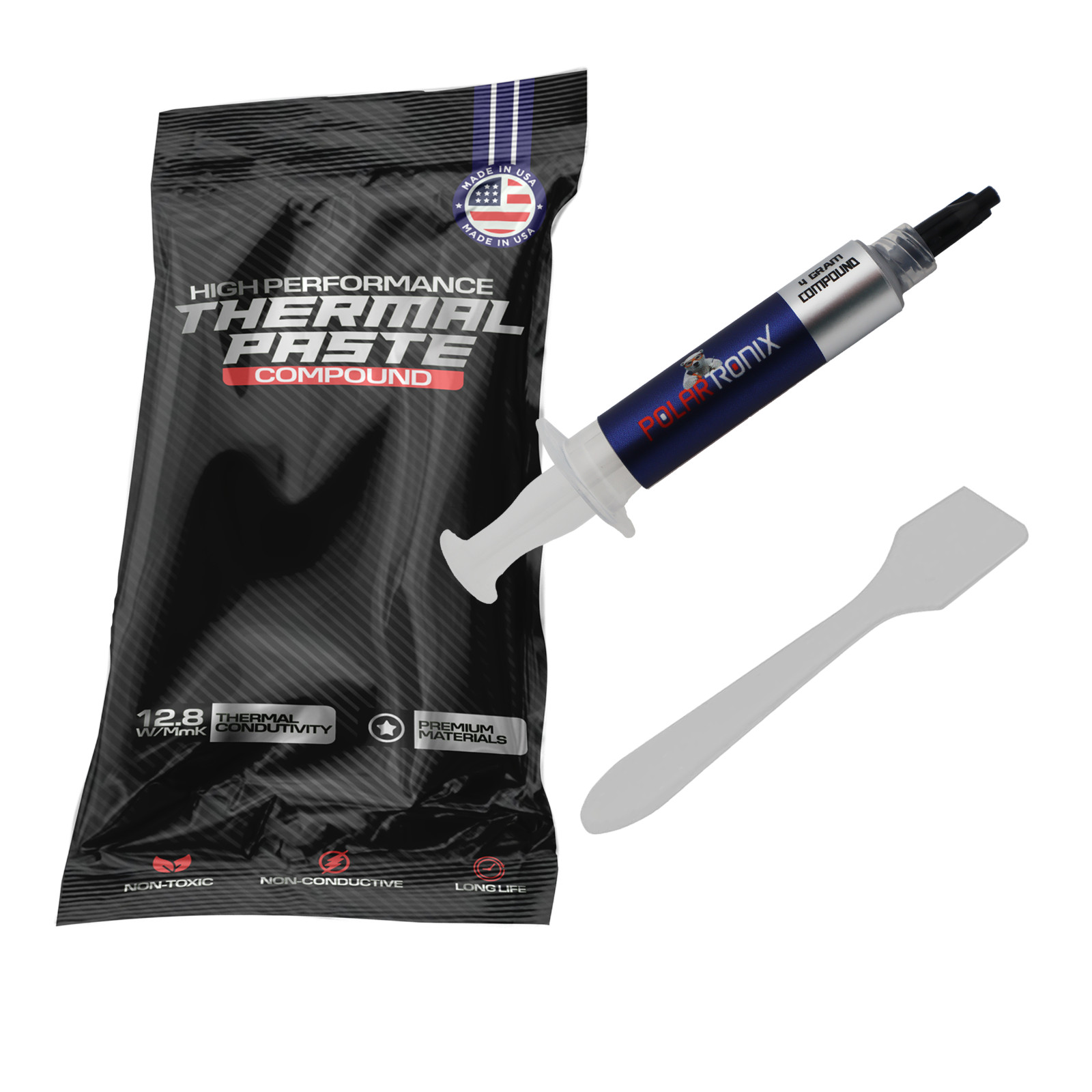 Thermal Paste for Computer CPU GPU Laptop 12.8W/mk Made in USA 4 Gram