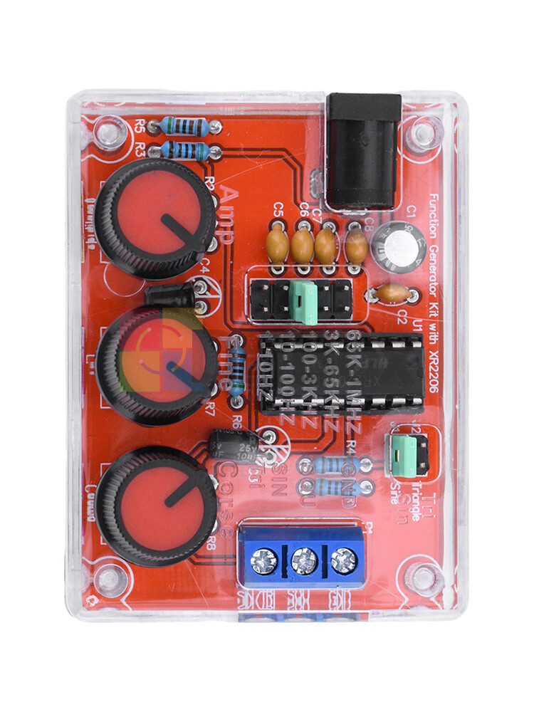 XR2206 Function Signal Generator Finished Sine Triangle Square Wave 1HZ-1MHZ