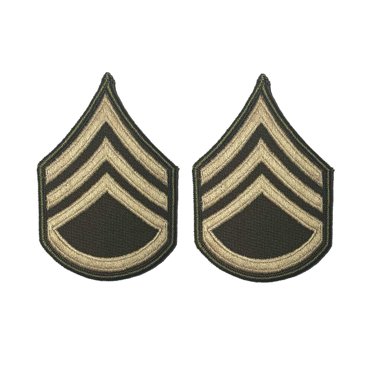 AGSU Staff Sergeant Male Enlisted Chevron-Veteran Owned Business