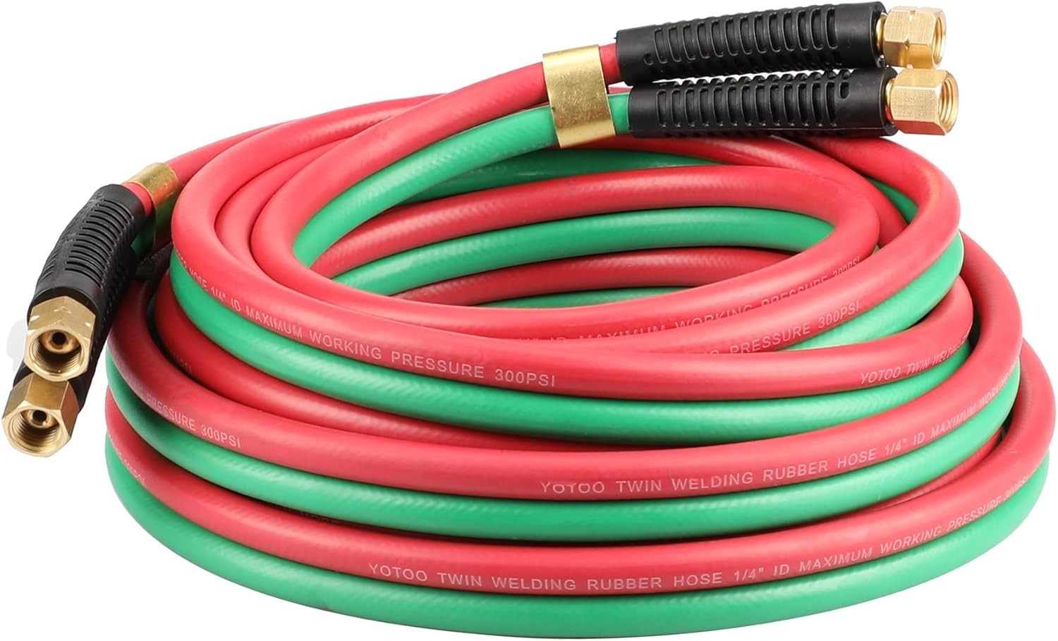Mangueras Para Oxígeno Y Acetileno Antorcha De Corte Para Soldadura 1/4" 25 FT