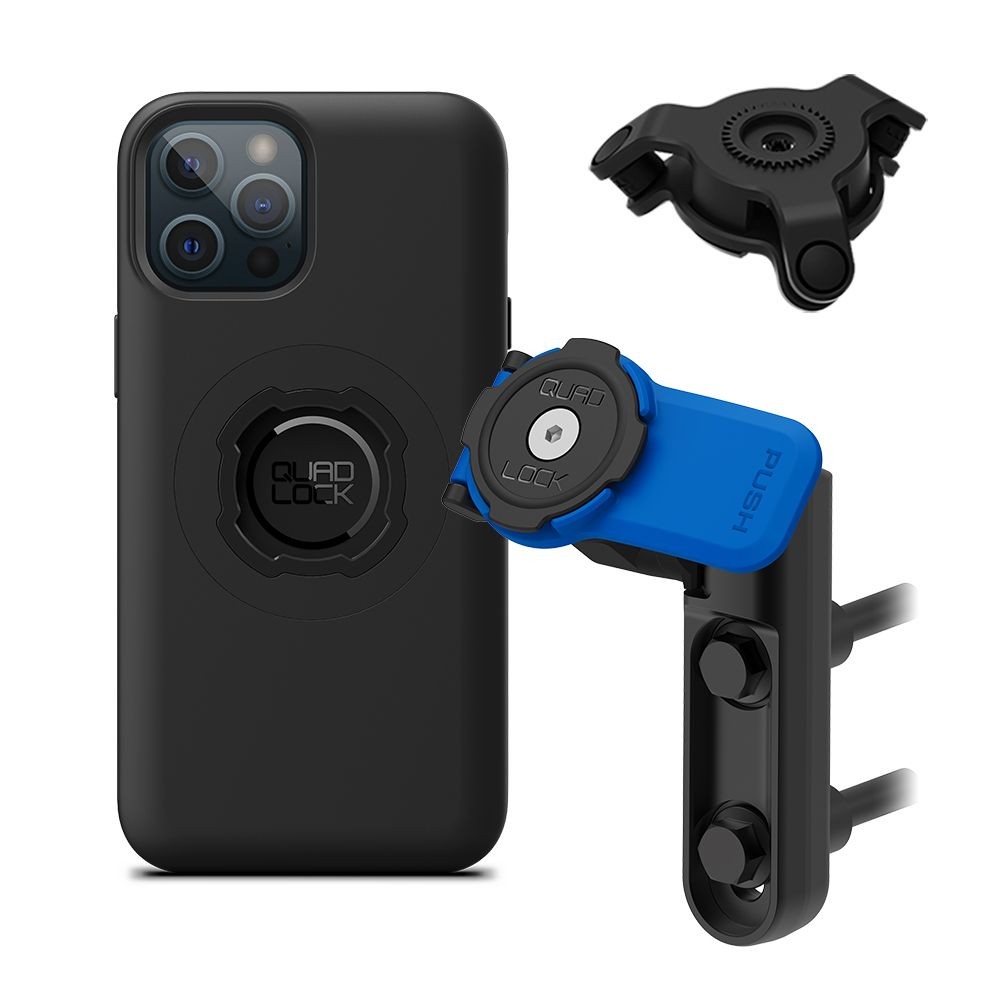 Quad Lock Motorcycle Brake/Clutch Mount Phone Mount Kit with Vibration Dampener