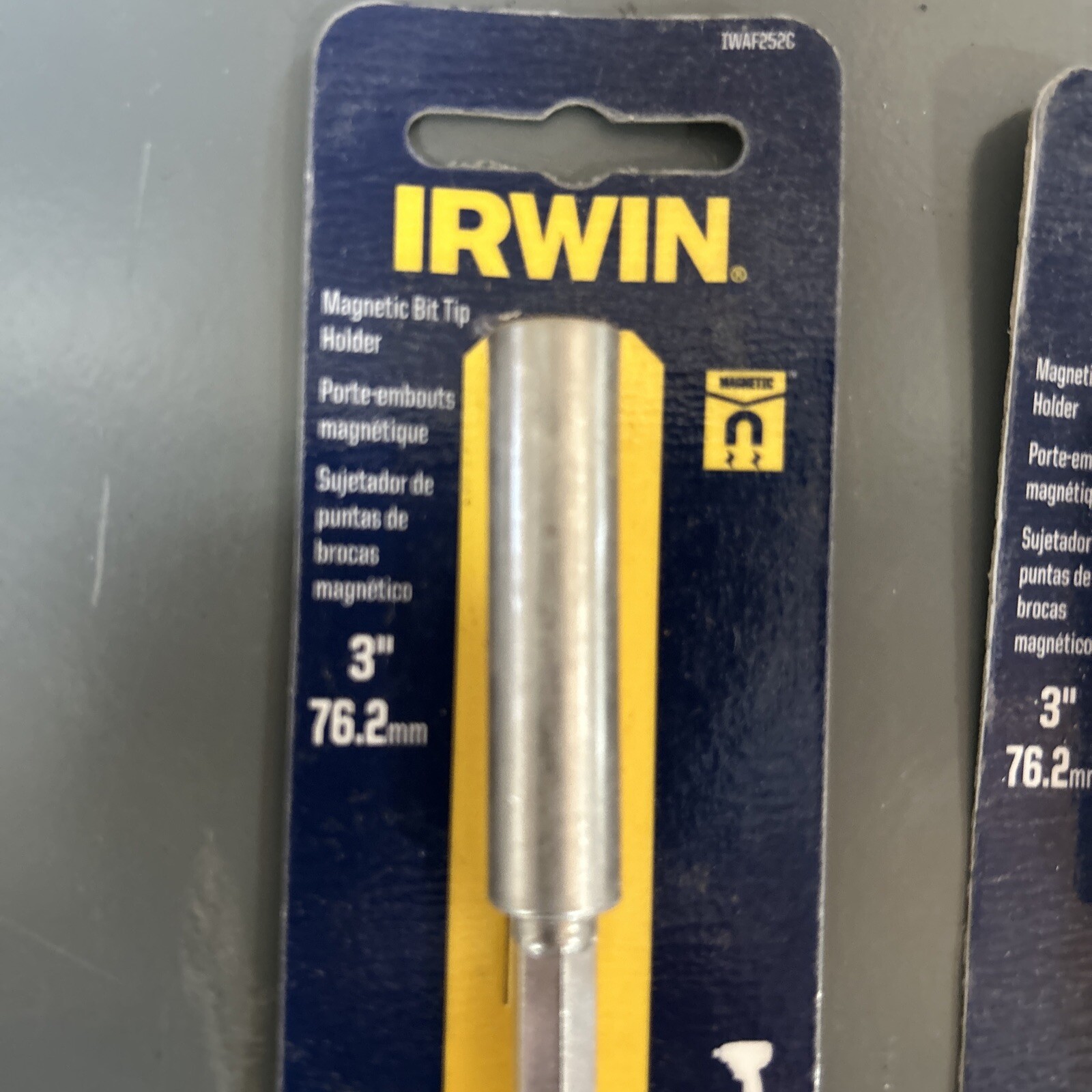 Irwin 1/4" Magnetic Bit Holder - IWAF252C 2-pack
