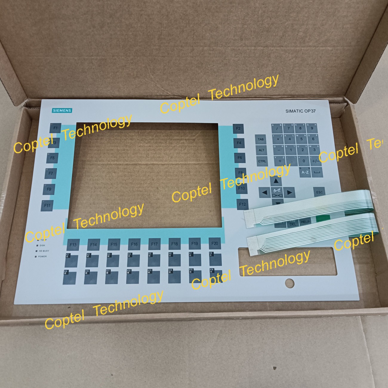 SIEMENS OP37 6AV3637-1LL00-0AX1 MEMBRANE KEYPAD KEYS FILM SIMATIC PANEL PLC NEW
