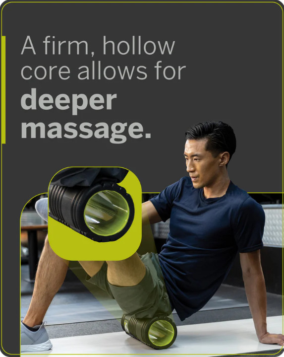 TriggerPoint GRID Foam Roller 13" Black Deep Tissue Muscle Massage Therapy Yoga