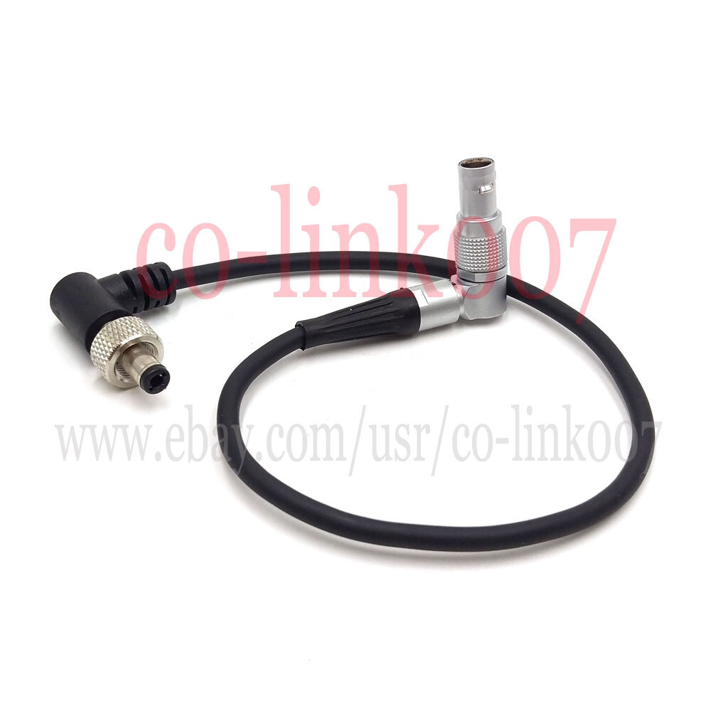 Rotatable 2pin Output to DC2.5 with lock Power Cabale for Vaxis Atomos PIX-E5/E7