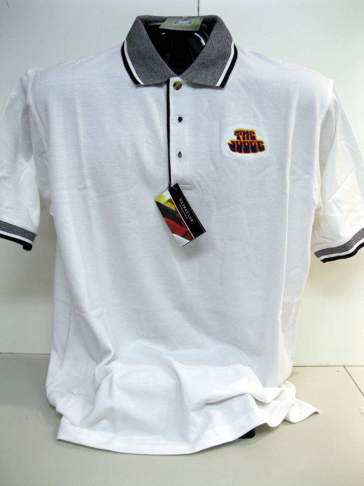 PONTIAC THE JUDGE TWO TONE POLO SHIRT GM LICENSED