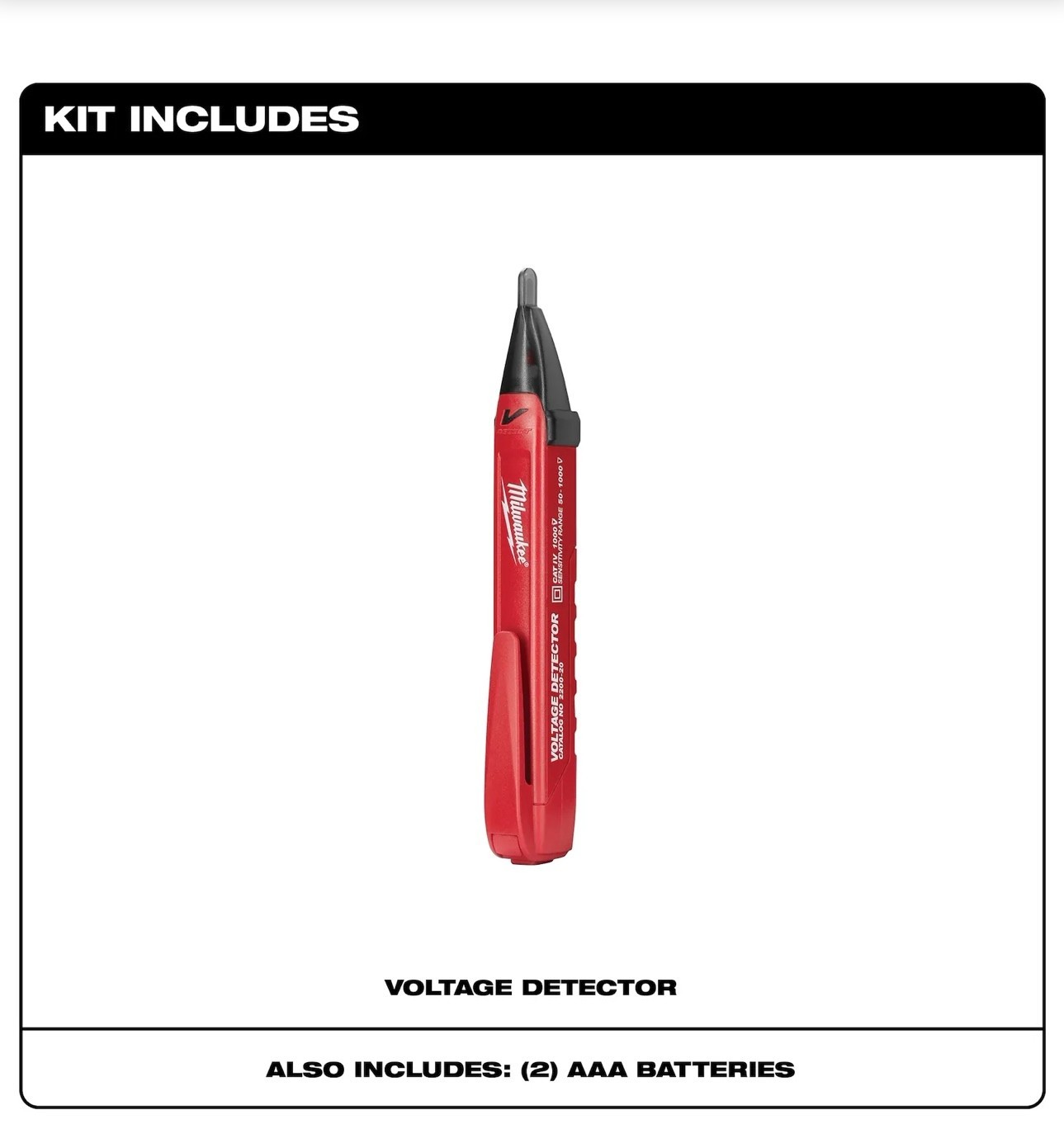 Milwaukee Tool 2200-20 Voltage Detector