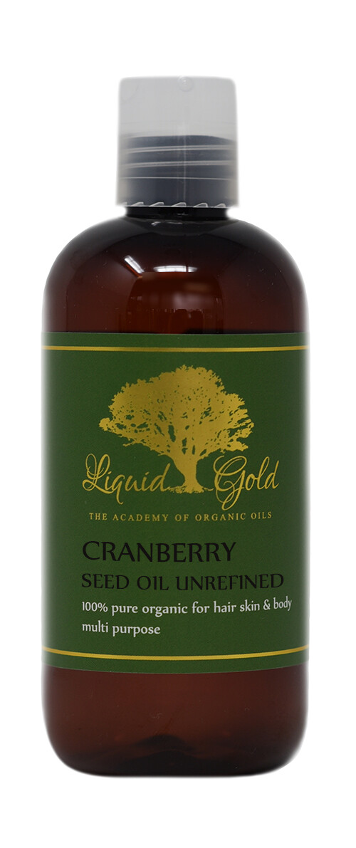 8 oz Premium Liquid Gold Cranberry Seed Oil Pure & Organic Skin Hair Nails Healt