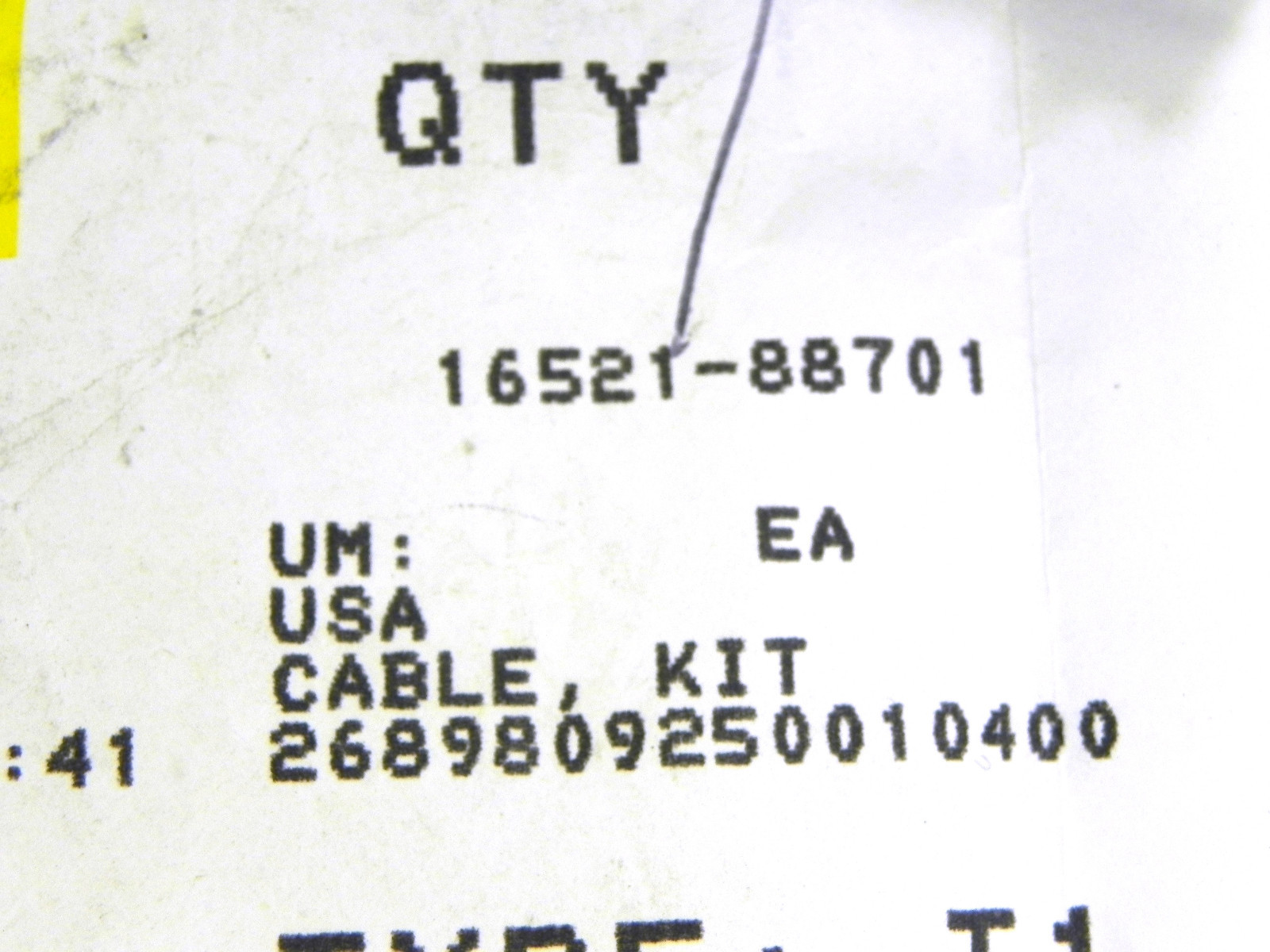 Keysight 16521-88701 Interconnect Cable Kit