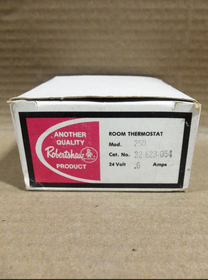 NEW ROBERT SHAW 32-623-054 Room Thermostat 250 24 V .6 AMPS AK