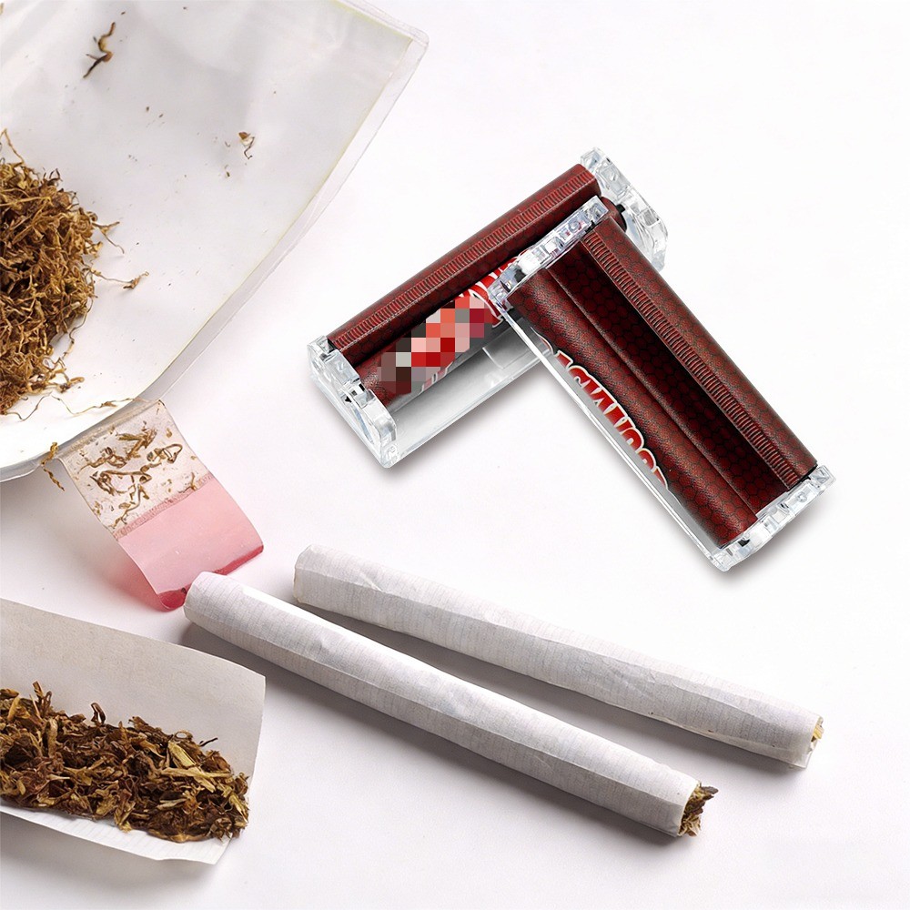 70mm Handroll Cigarette Rolling Machine Durable Plastic Tobacco Roller