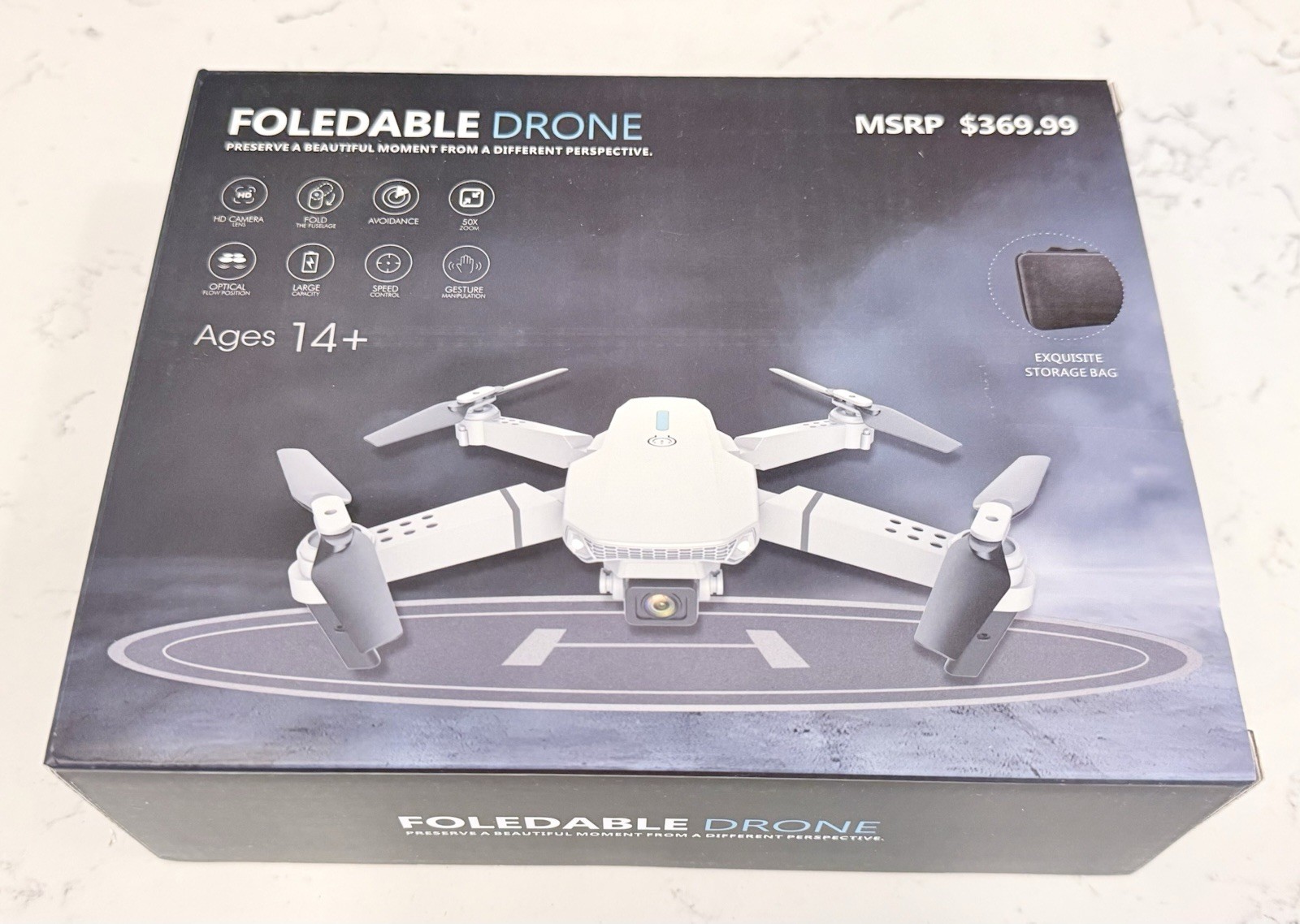 New E88 Foldable HD Camera Drone WiFi FPV HD Dual Camera RC Quadcopter Sealed