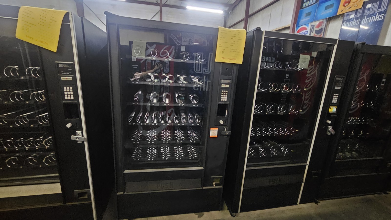 5x AUTOMATIC PRODUCTS AP 123 Studio 3 LCM 933 SNACK VENDING MACHINE MDB $5
