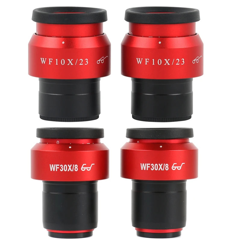 WF30X/8 WF10X/23 Adjustable Eyepiece Lens 30mm Diameter for Stereo Microscope