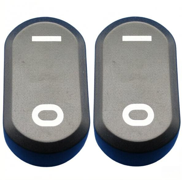 2pcs Boat Shaped 25A Switch 4 Pin 2 Position Silver Plated Copper IP55