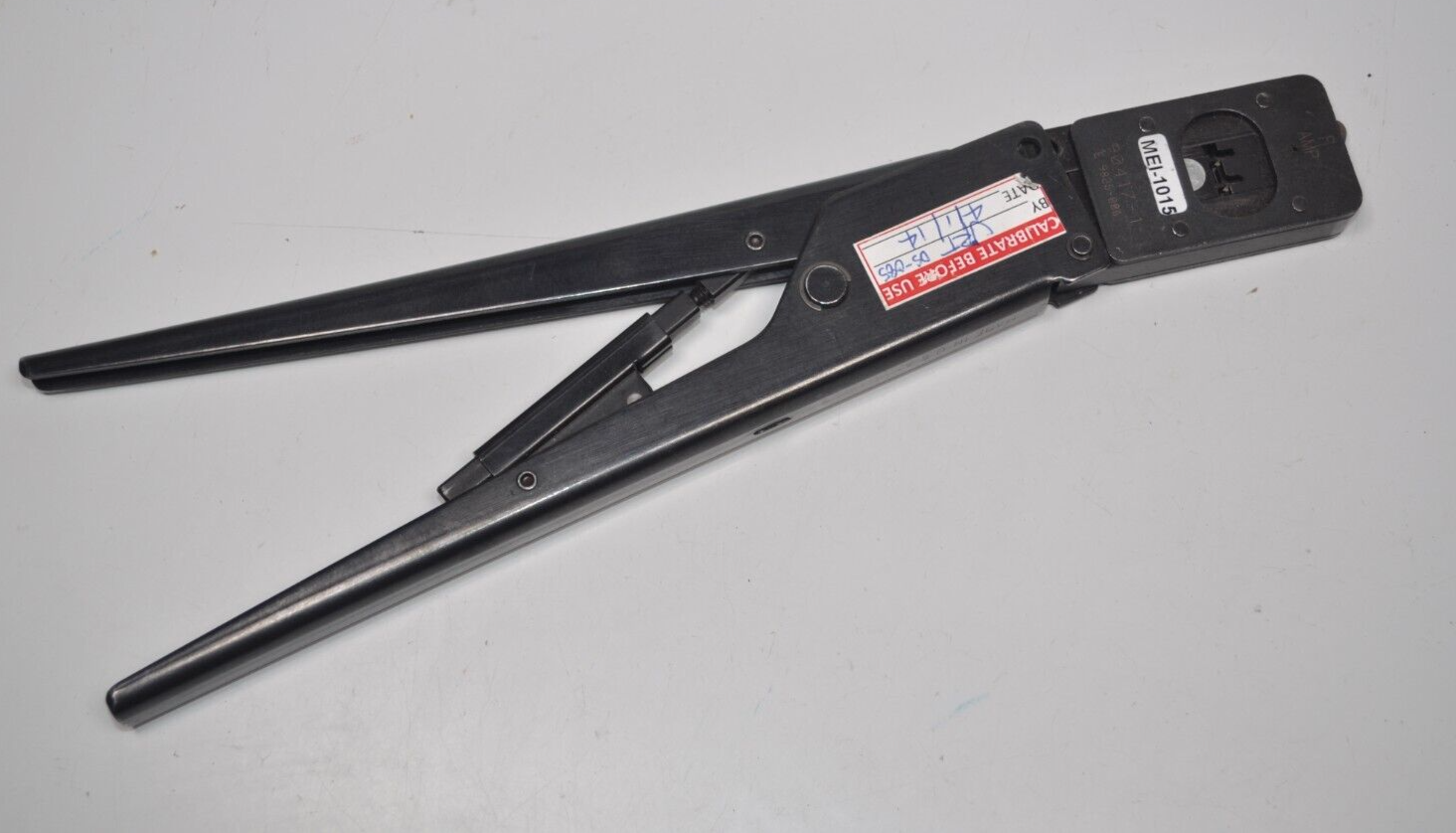 AMP 90417-1 Ratcheting Crimper Hand Crimp Tool - Missing 1 Pin Attaching Head