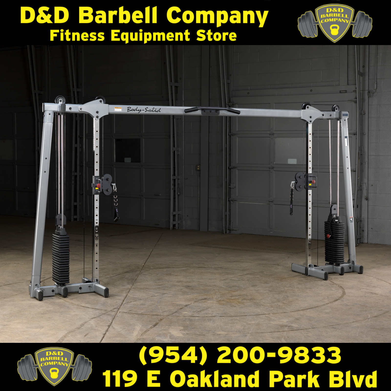 Body Solid Deluxe Cable Crossover GDCC250 Selectorized Home Gym Exercise Station