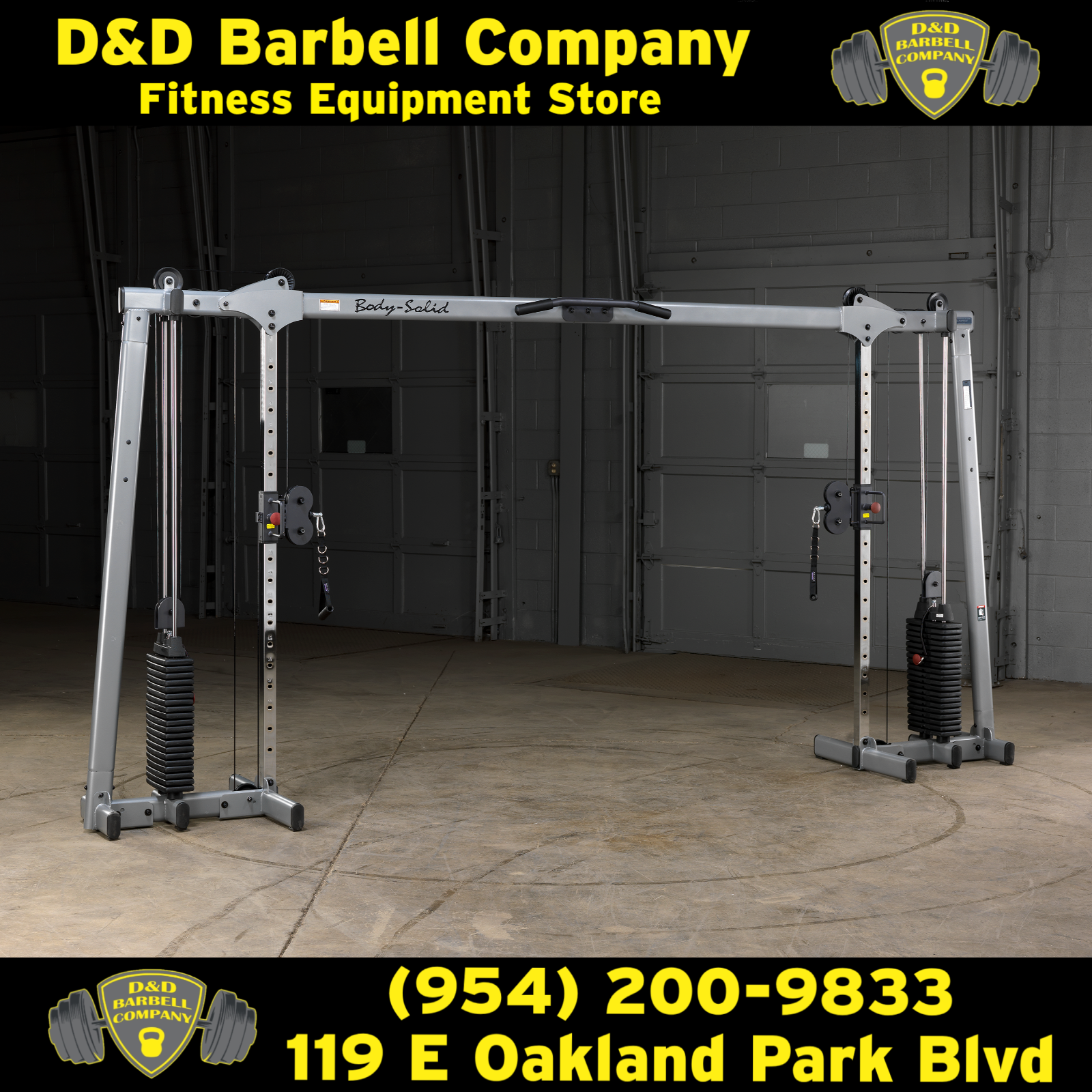 Body Solid Deluxe Cable Crossover GDCC250 Selectorized Home Gym Exercise Station