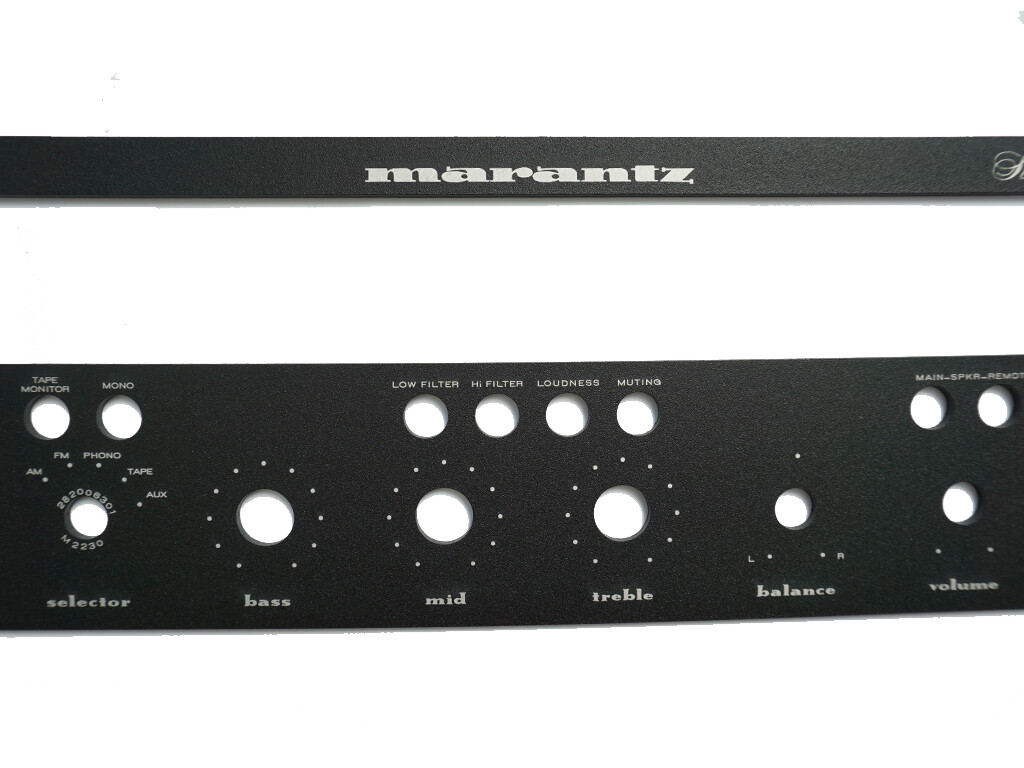 Marantz 2230 New! Receiver Front Panel Faceplate Face Plate Black