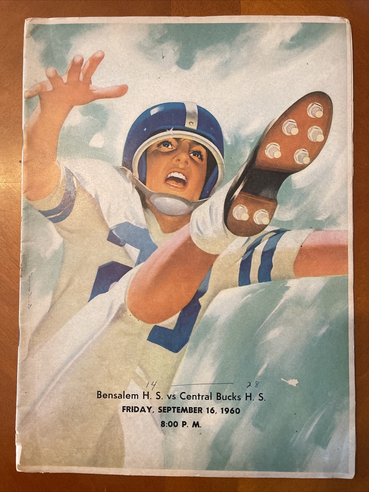 1960 Pennsylvania High School Football Program, Bensalem vs Central Bucks