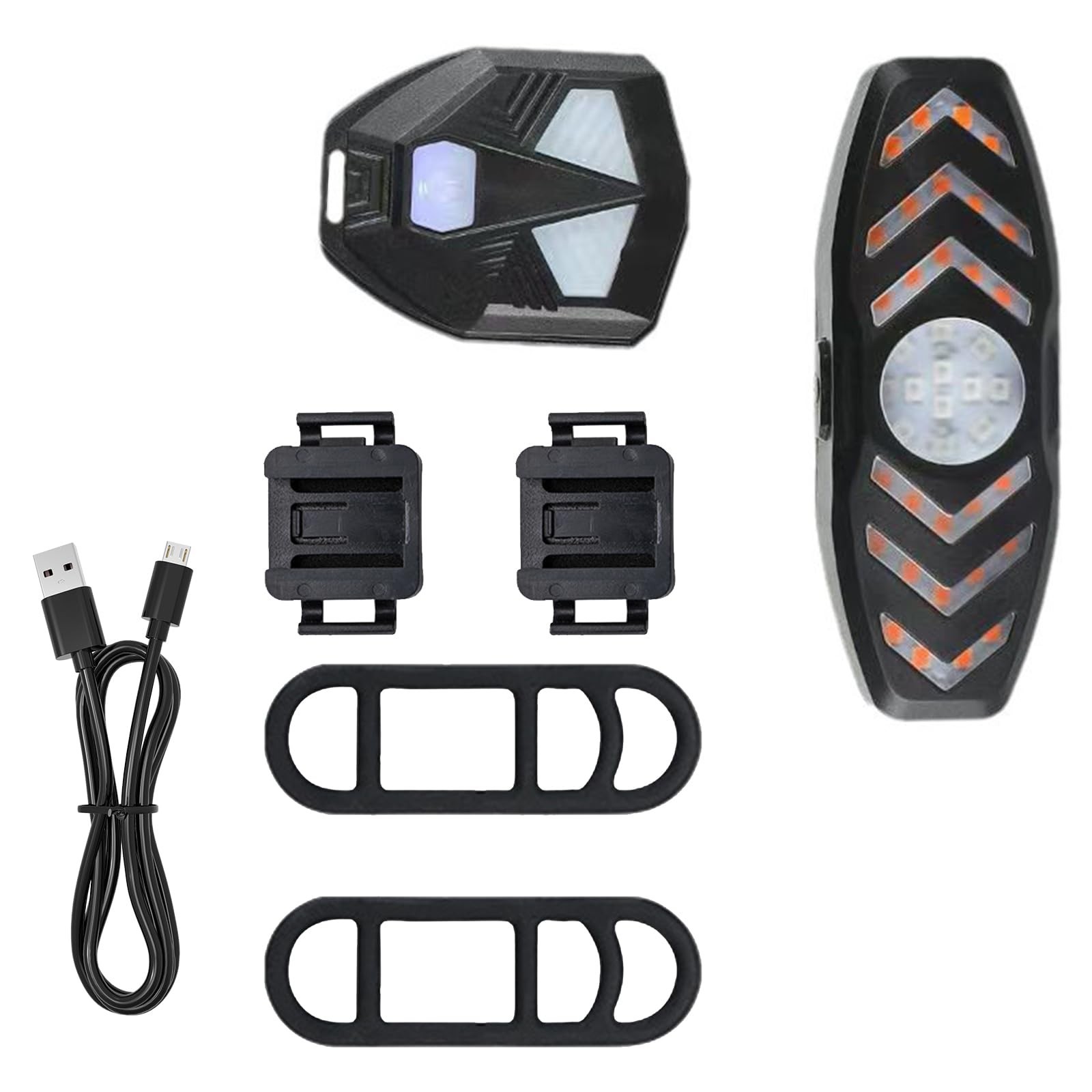 Remote Turn Signal Bicycle Tail Light Waterproof All Weather 5.4x4.5cm