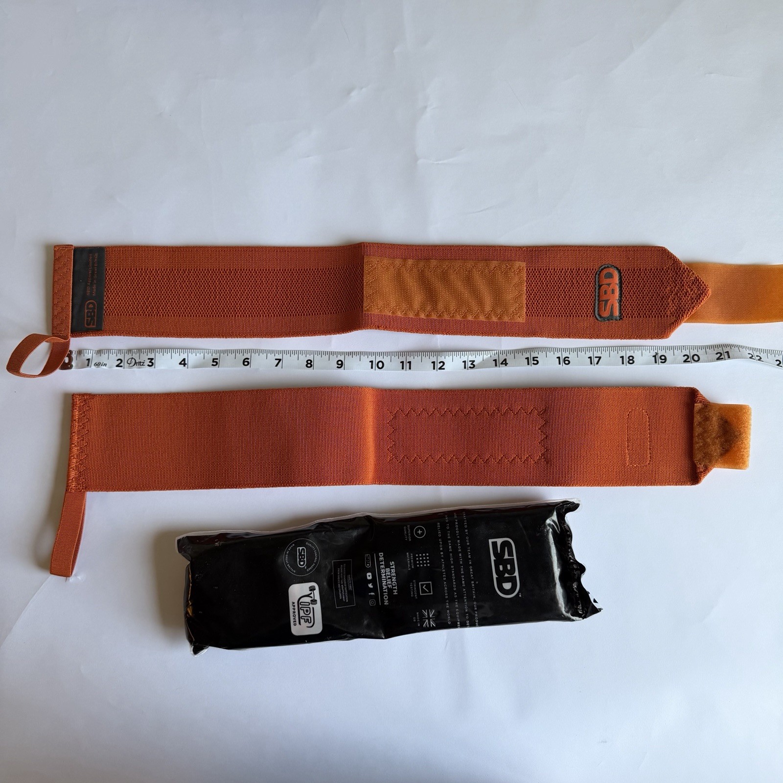 SBD wrist wraps medium flexible brand new in original packaging