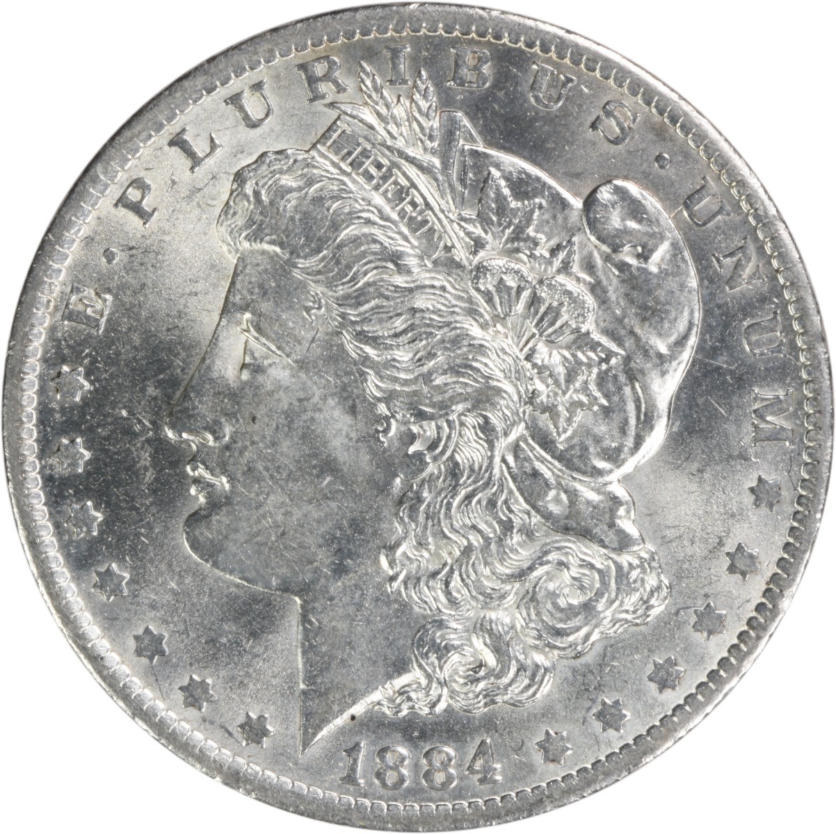 1884-O Morgan Silver Dollar Choice BU Uncertified #539