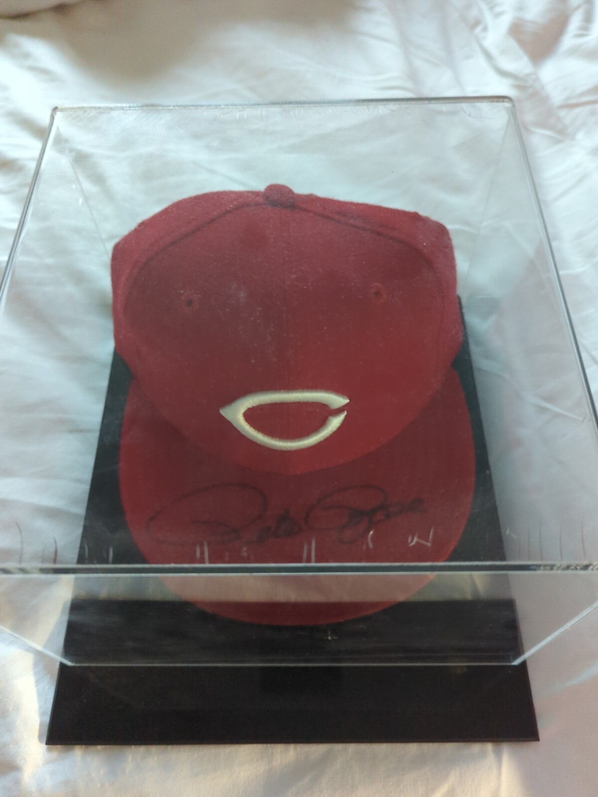 PETE ROSE AUTOGRAPH BASEBALL HAT