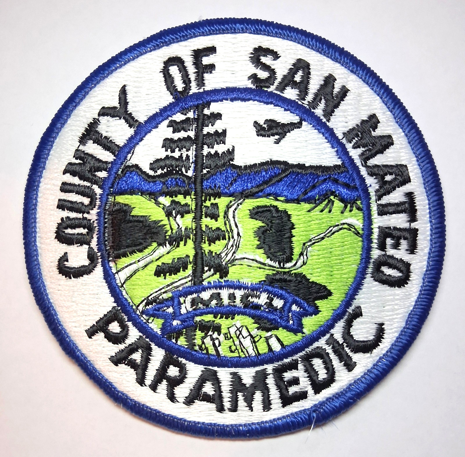 San Mateo County California Paramedic Patch - FREE TRACKED US SHIPPING!