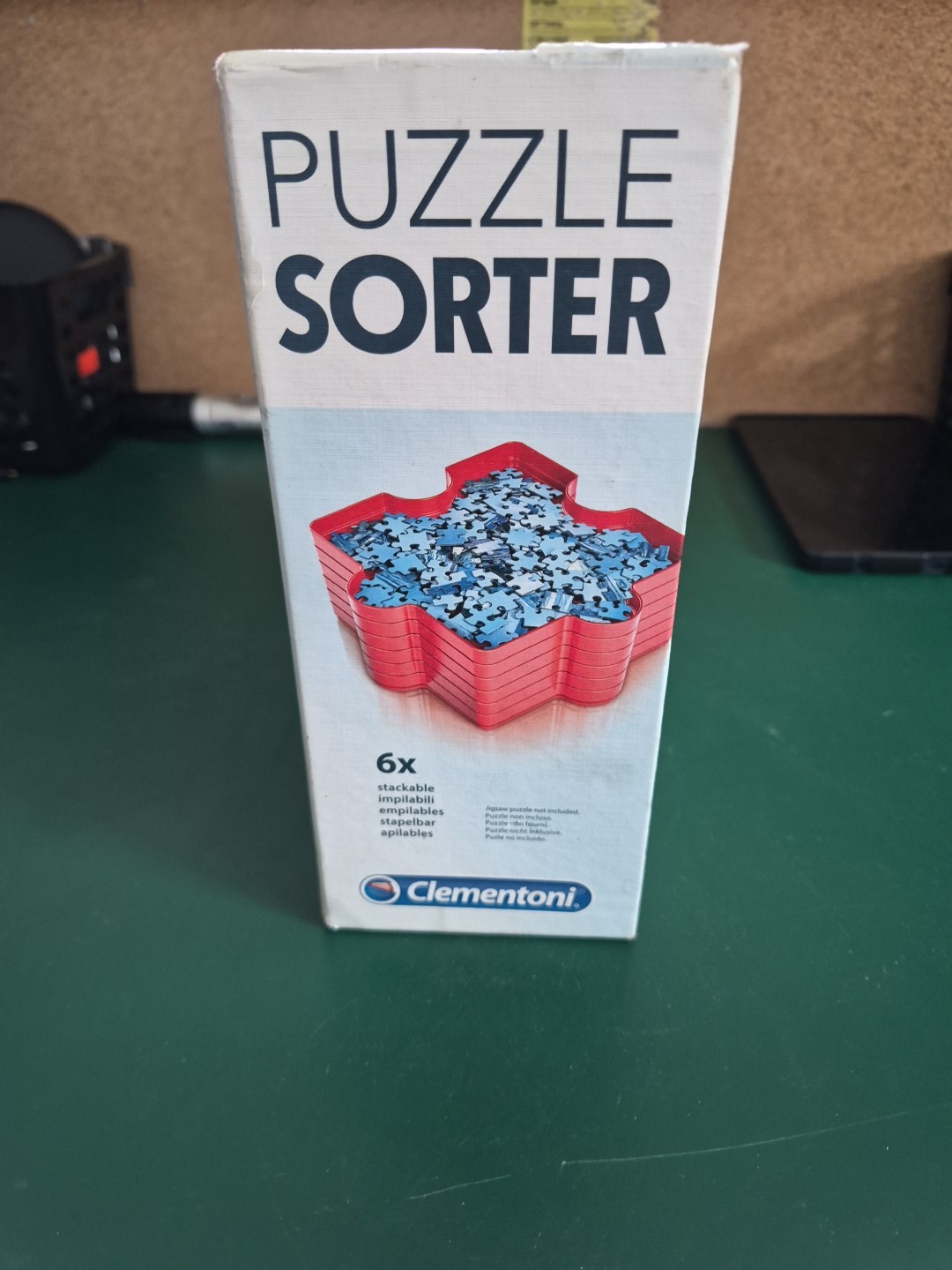 Clementoni Puzzle Sorter for 1000 Pieces - 6 Stackable Trays