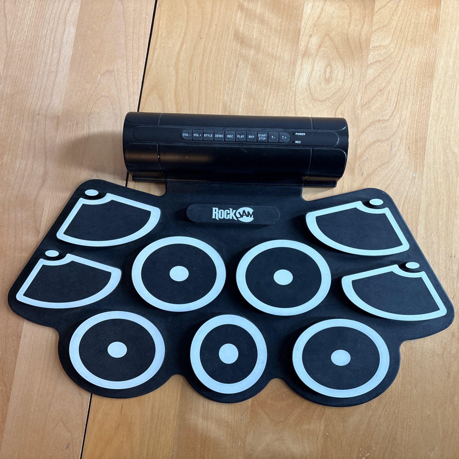 Rock Jam Electronic Roll Up Midi Drum Kit Built-in Speakers RJ760MD PAD ONLY