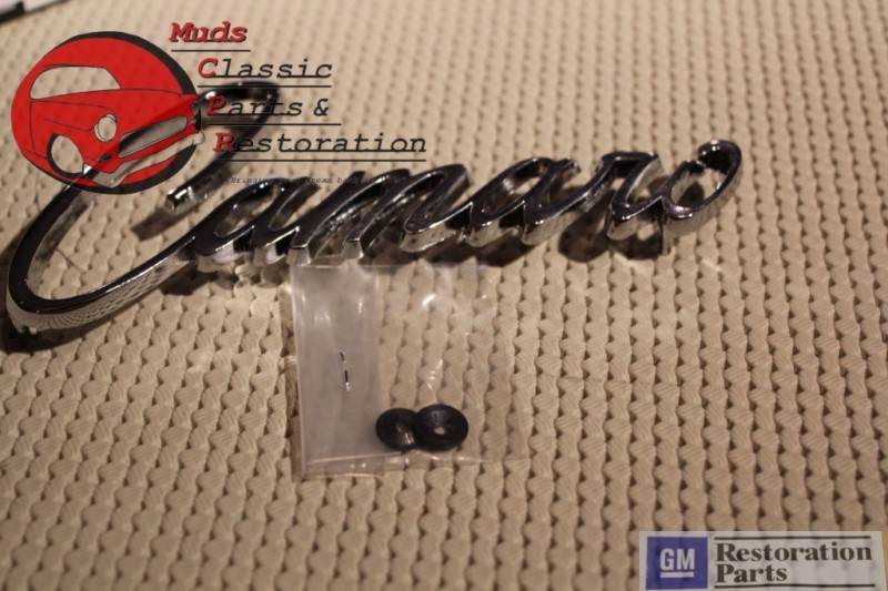68-69 "Camaro" Script Fender Emblems, pair