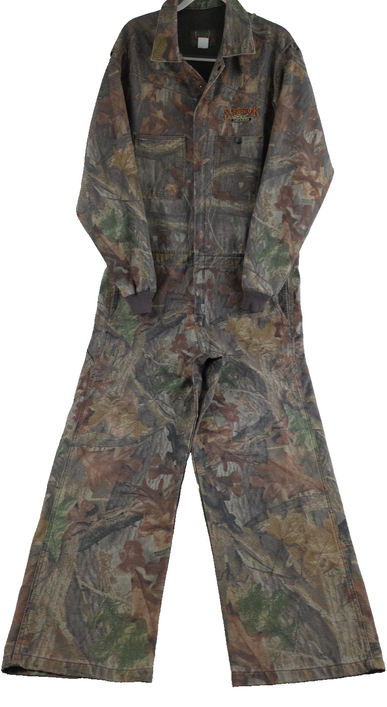 Scentlok Savanna Coveralls Hunting Odor Eliminating Timber Camouflage XL