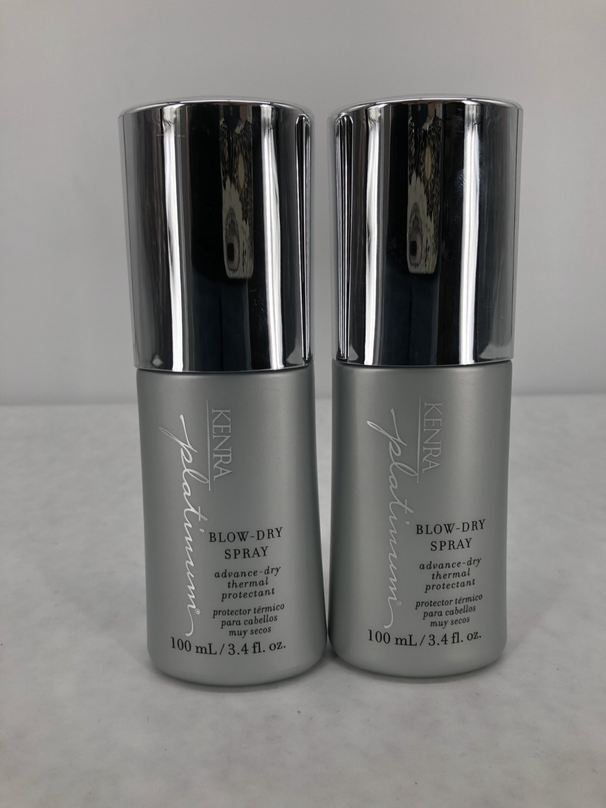 Kenra Platinum Blow Dry Spray for Unisex 3.4 Oz Hairspray NEW, 2 pack New