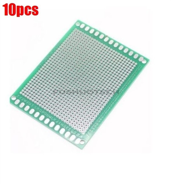 10pcs double side protoboard circuit universal prototype pcb board 6cmx8cm ne xa