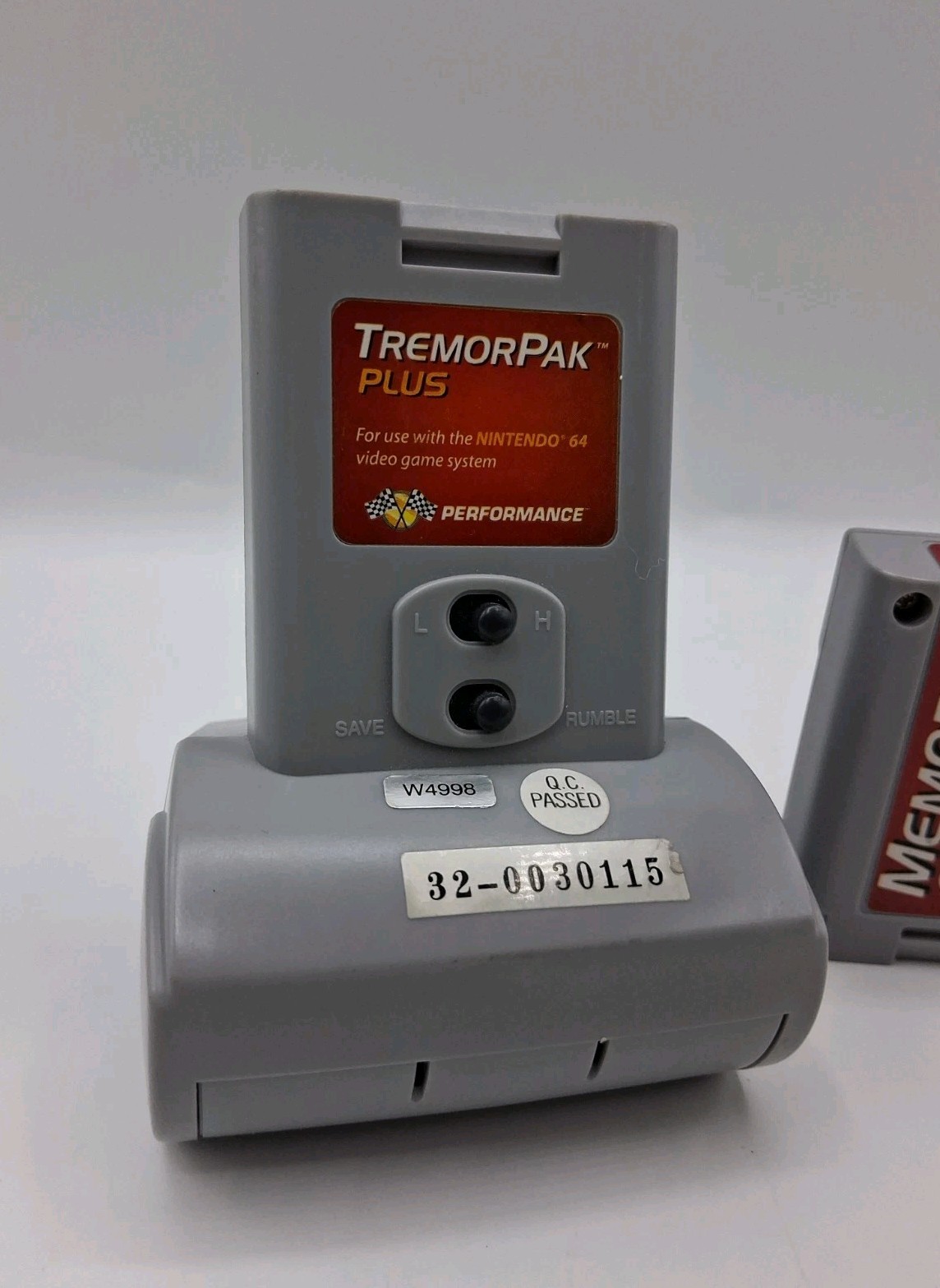 Performance N64 TremorPak Plus & Memory Card Plus