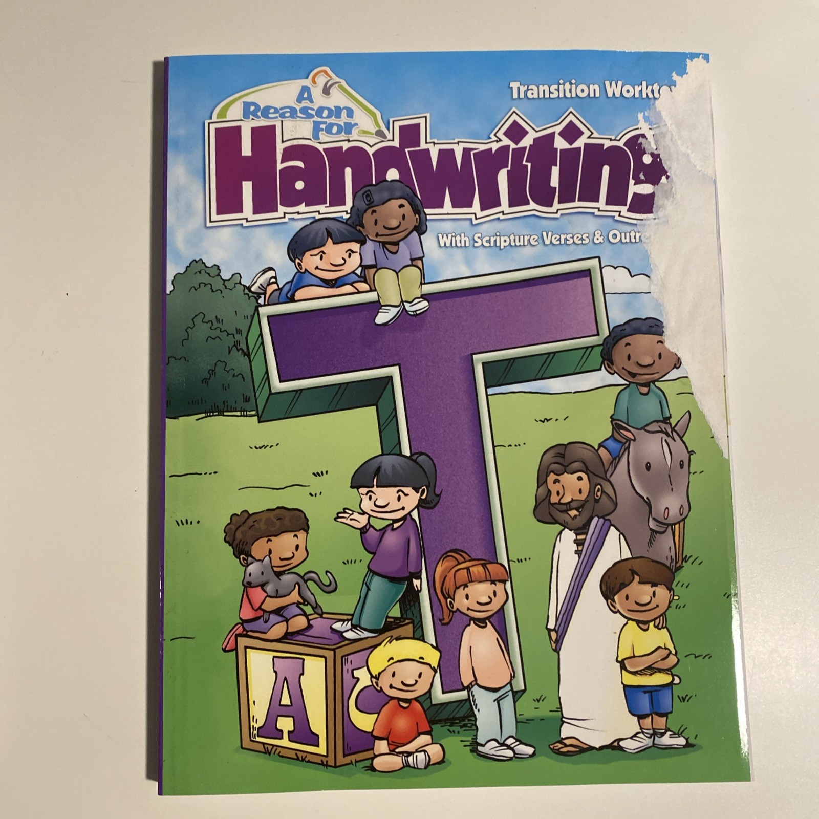 Water Damaged Handwriting T Transition Student Worktext (Reason for Handwriting)