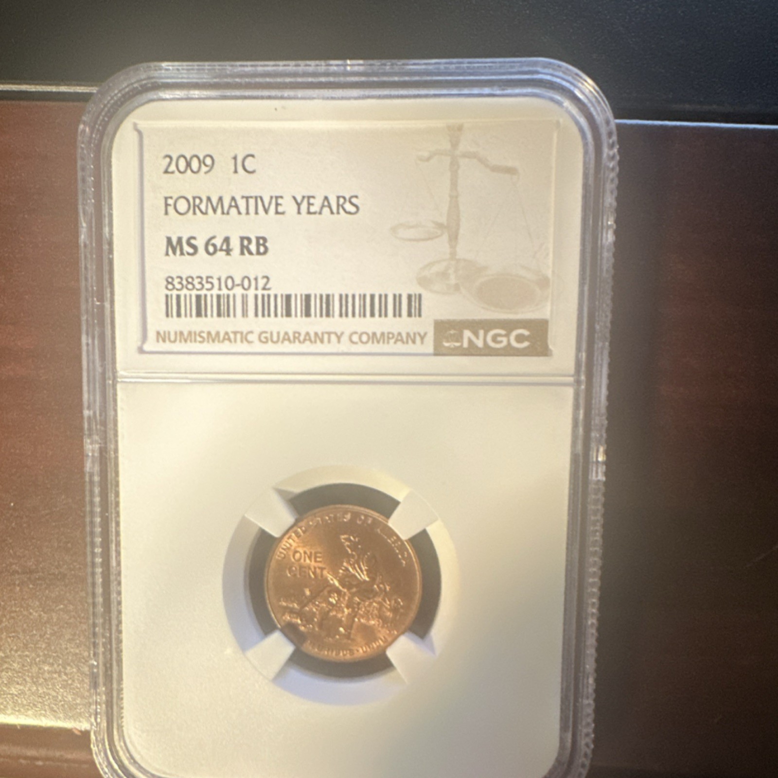 2009-D Lincoln Bicentennial Formative Years Small Cent NGC MS64 RB KM#497