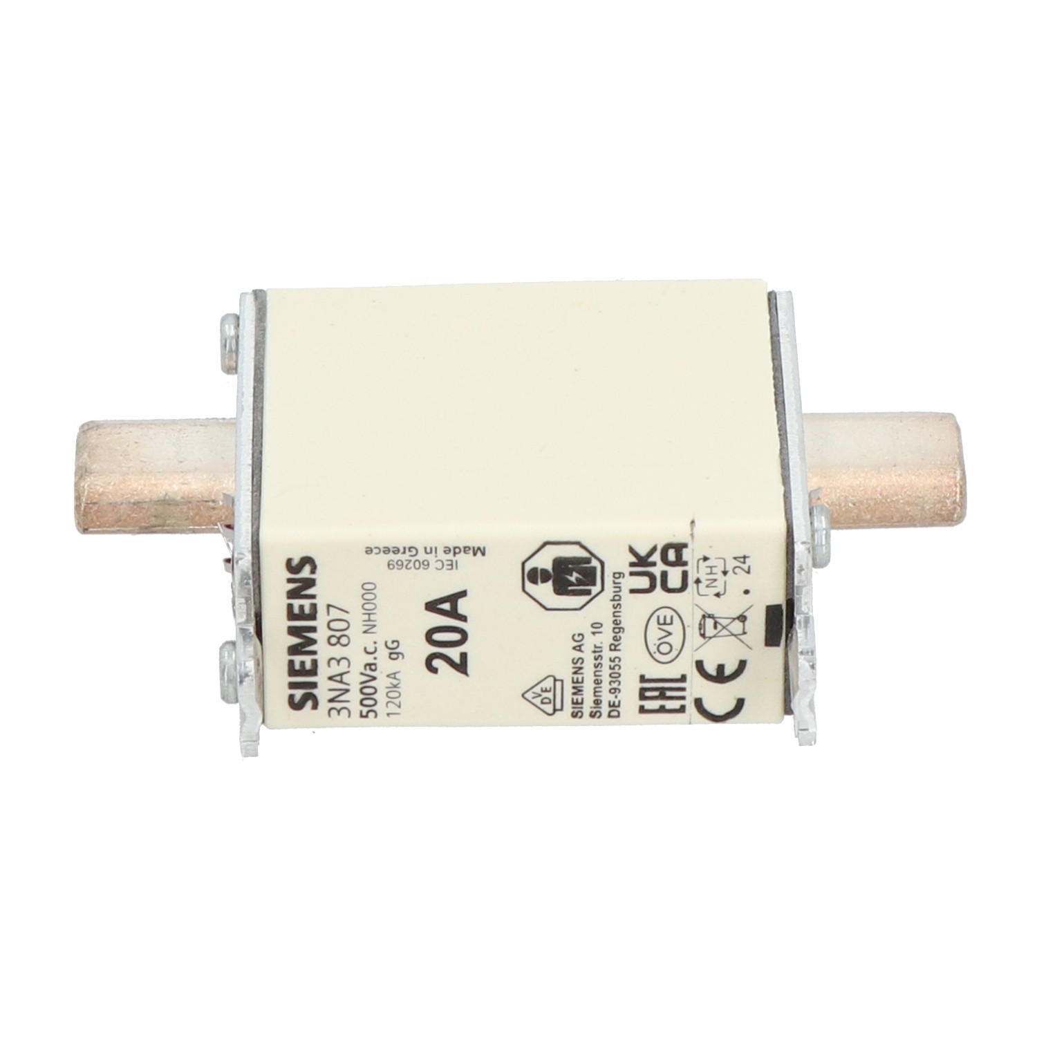 Siemens 3NA3807 New NFP (3pcs)