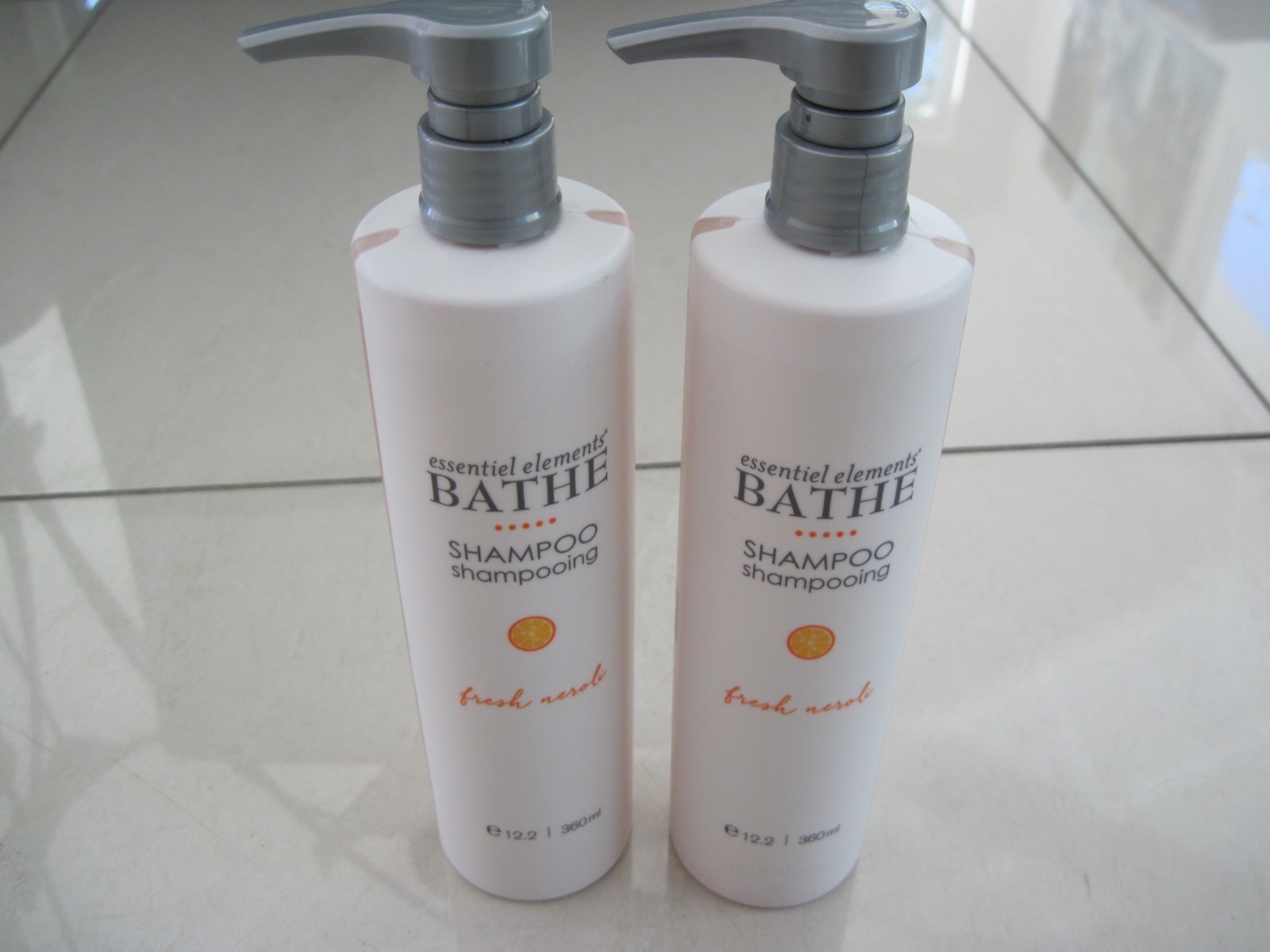 2 Gilchrist & Soames Essentiel Elements BATHE  Shampoo FRESH Neroli 12.2 fl Oz
