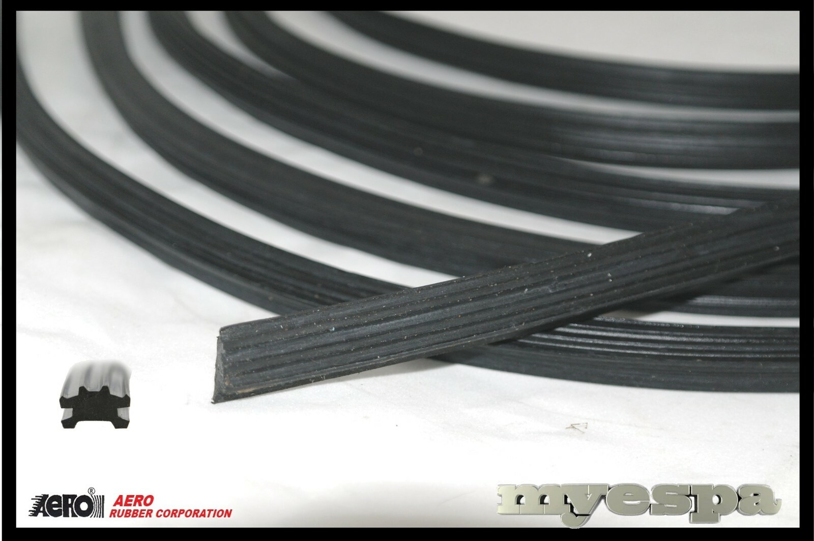Vespa 6 pieces rubber kit rubber set foot strips rubber foot strips 160 GS/4 GTR ACMA