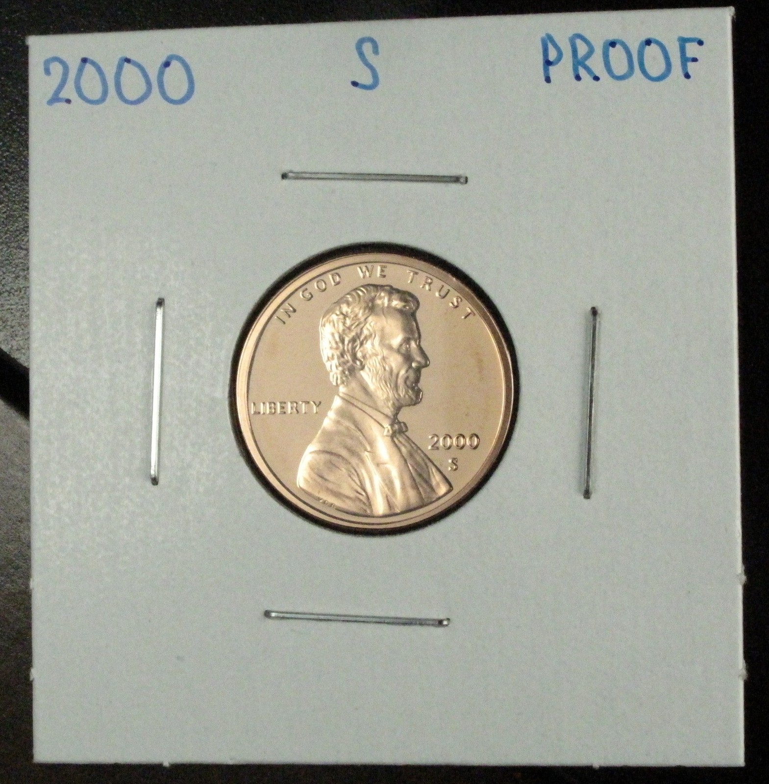 2000 S PROOF LINCOLN MEMORIAL CENT DCAM DEEP CAMEO UNCIRCULATED